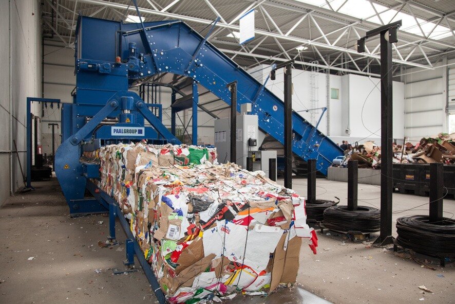 Eine von Riecks Papierpressen.