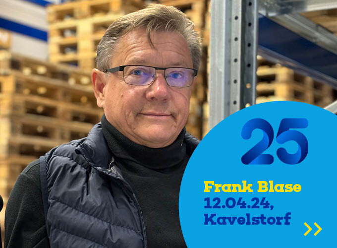 Frank Blase bei seinem 25. Jubiläum.