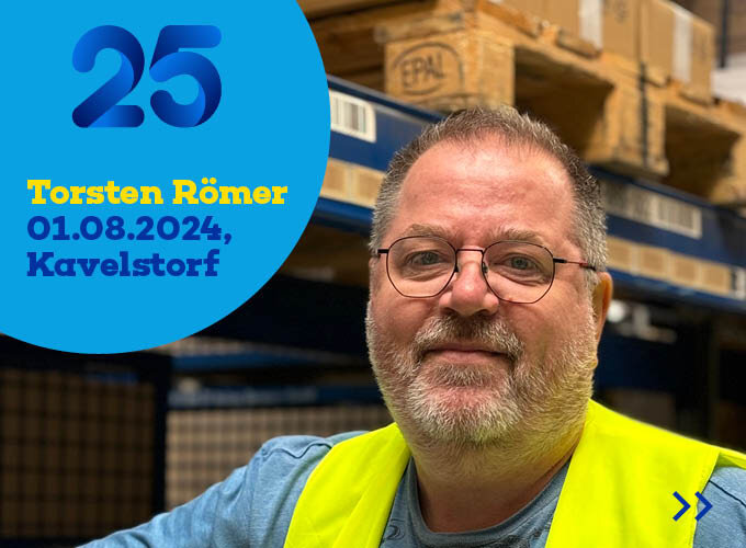 Torsten Roemer an seinem 25. Jubiläum.